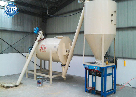 Multi Spiral Ribbon 4T/H Dry Mortar Plant Manual Batching