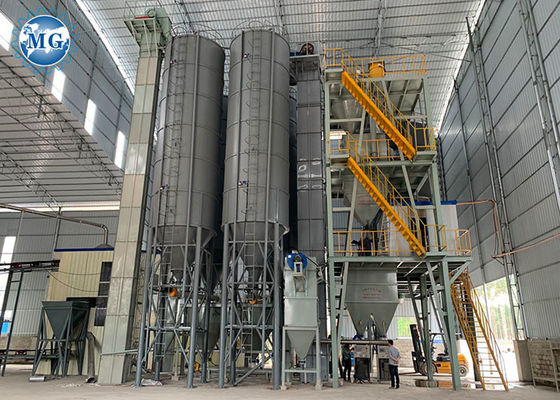10-20 T/H Automatic Dry Mix Mortar Plant Wall Putty Making Machine