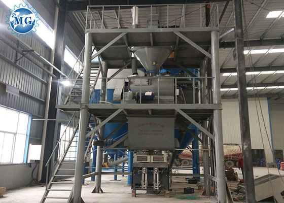 10-30 TPH Dry Mix Mortar Manufacturing Plant Tile Adhesive Plant