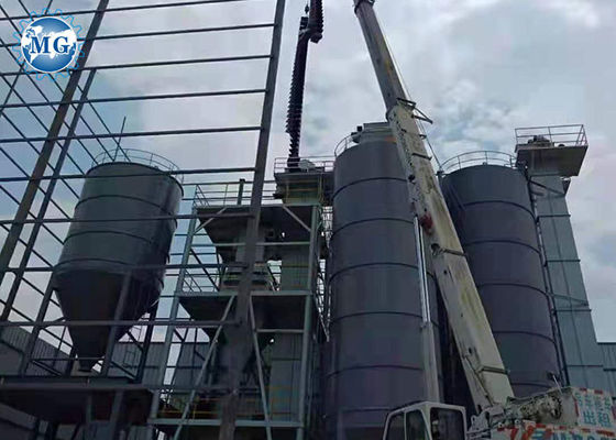 Industrial Automatic Dry Mortar Mixer Machine Channel Steel Tile Adhesive Mixer