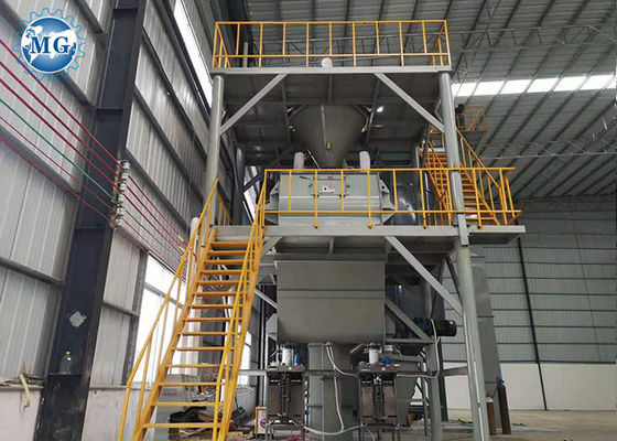 Computer Control 10-25T/H Dry Mortar Production Line Skim Coat Making Machine
