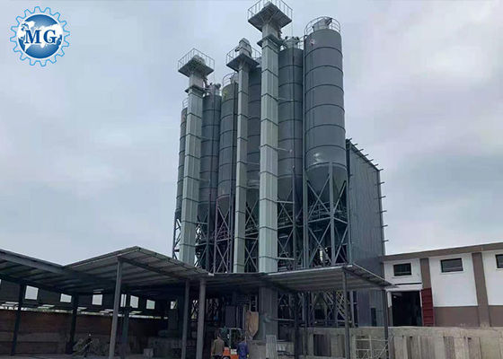 10-30 TPH Dry Mix Mortar Manufacturing Plant For Putty Making Open Type Packaging