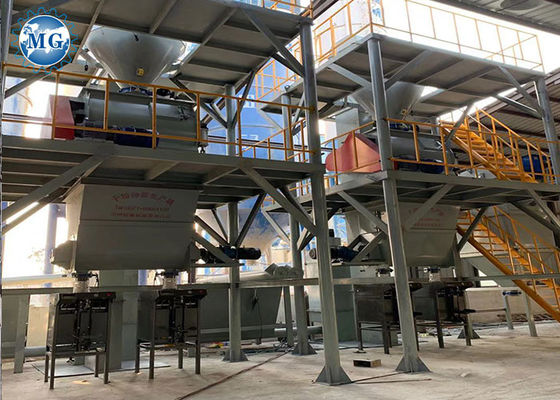 Easy Operation Automatic Tile Adhesive Machine For Dry Mortar Production