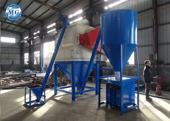 Simple Dry Mortar Plant Ribbon Mixer 440V Semi Automatic Production Line