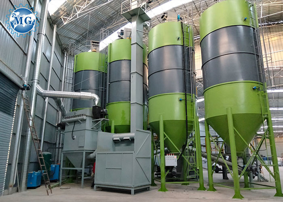 Gypsum 10t/H Ceramic Tile Adhesive Manufacturing Plant computer control