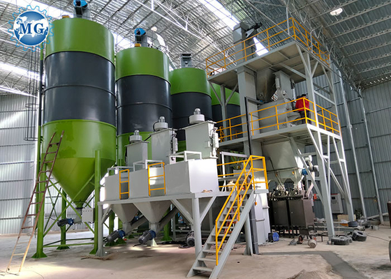 Durable Plc Control Dry Mortar Wall Putty Plaster Mixer Building Production Plant