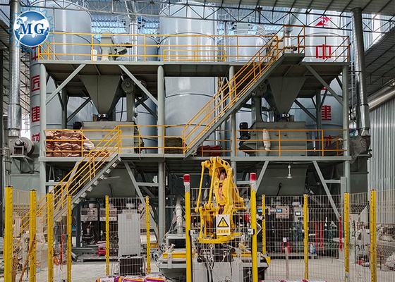 Low Investment Money Earning 10-20 T/H Dry Mortar Plant For Tile Adhesive Mixing