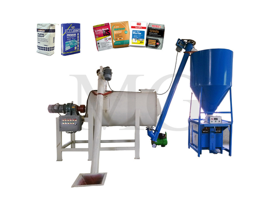 3 T/H Dry Mortar Mixing Machine Ceramic Tile Adhesive Manufacturing Plant